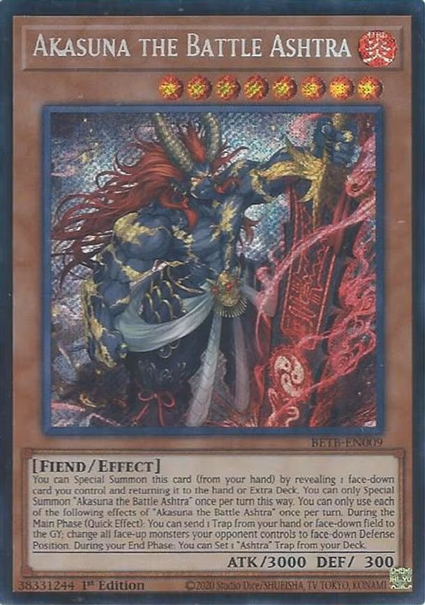 Akasuna the Battle Ashtra - Secret Rare (BETB-EN009)