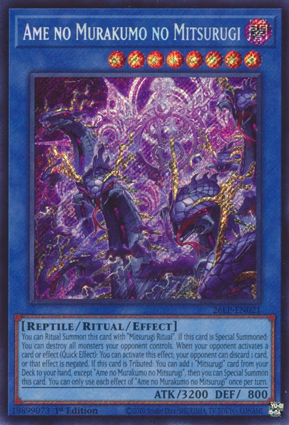 Ame no Murakumo no Mitsurugi - Secret Rare (26LP-EN021)