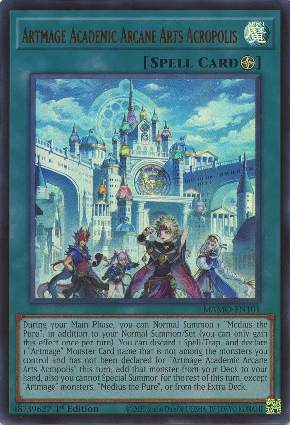 Artmage Academic Arcane Arts Acropolis - Ultra Rare (MAMO-EN101)