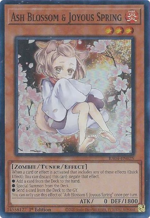 Ash Blossom & Joyous Spring - Super Rare (RA04-EN025)