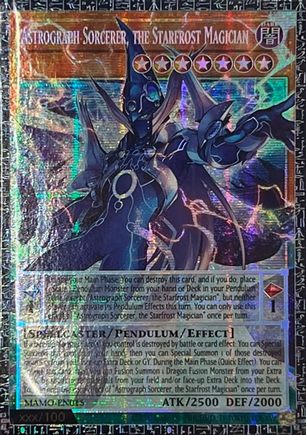 Astrograph Sorcerer, the Starfrost Magician - Grand Master Rare (MAMO-EN015)