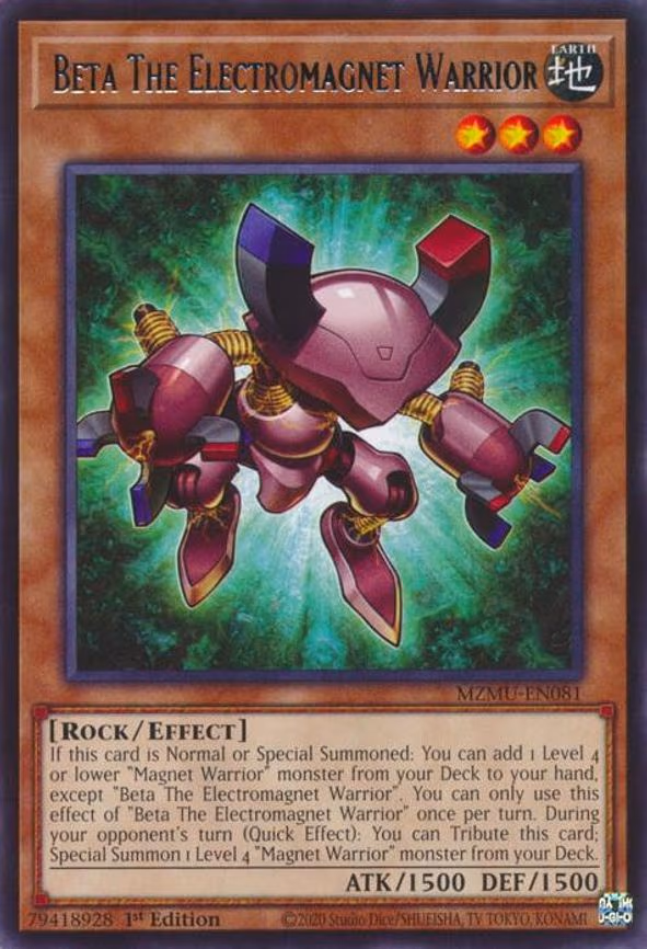 Beta The Electromagnet Warrior