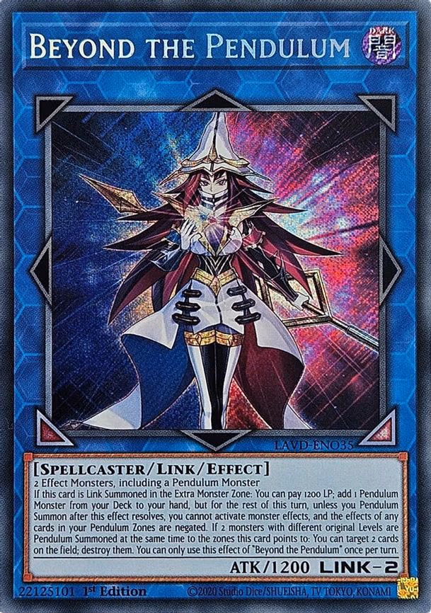 Beyond the Pendulum - Secret Rare (LAVD-ENO35)