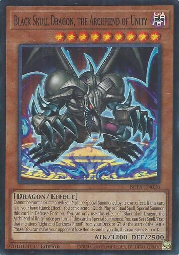 Black Skull Dragon, the Archfiend of Unity - Super Rare (BETB-EN026)