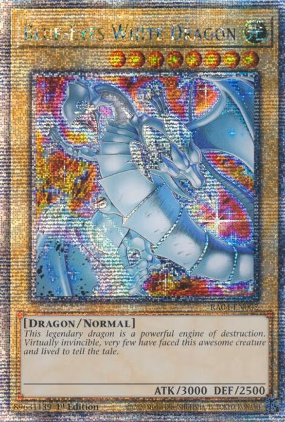 Blue-Eyes White Dragon (New Art)