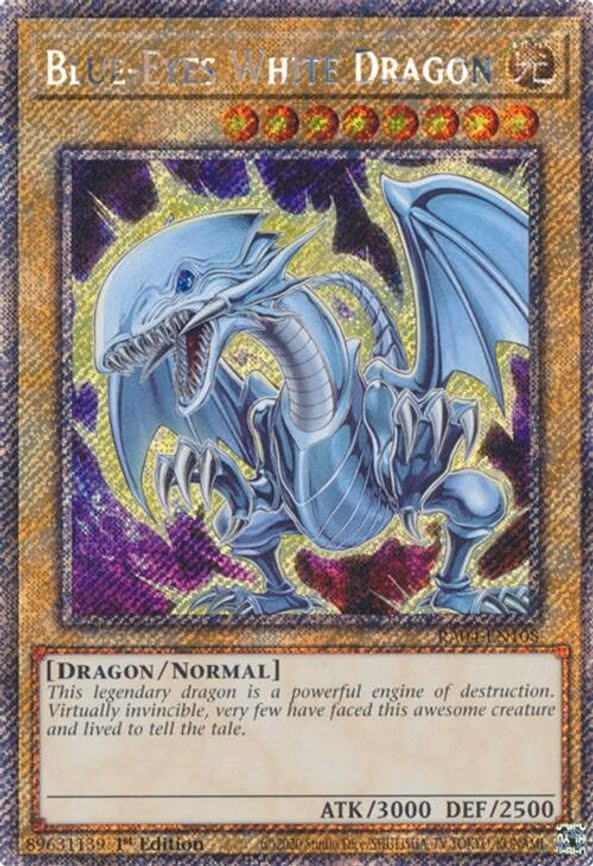 Blue-Eyes White Dragon - Platinum Secret Rare (RA04-EN108)
