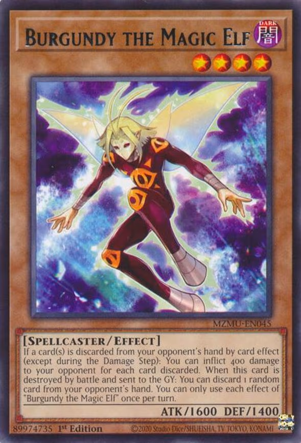 Burgundy the Magic Elf