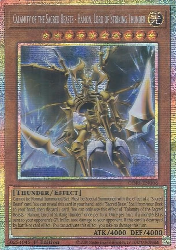 Calamity of the Sacred Beasts - Hamon, Lord of Striking Thunder