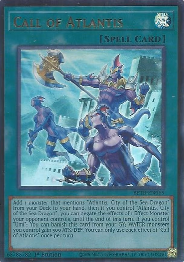 Call of Atlantis - Ultra Rare BETB-EN059