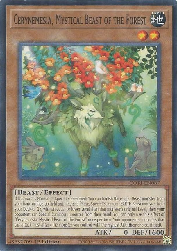 Cerynemesia, Mystical Beast of the Forest - Common (CORI-EN087)