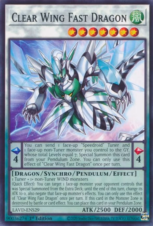 Clear Wing Fast Dragon - Common (LAVD-ENS29)