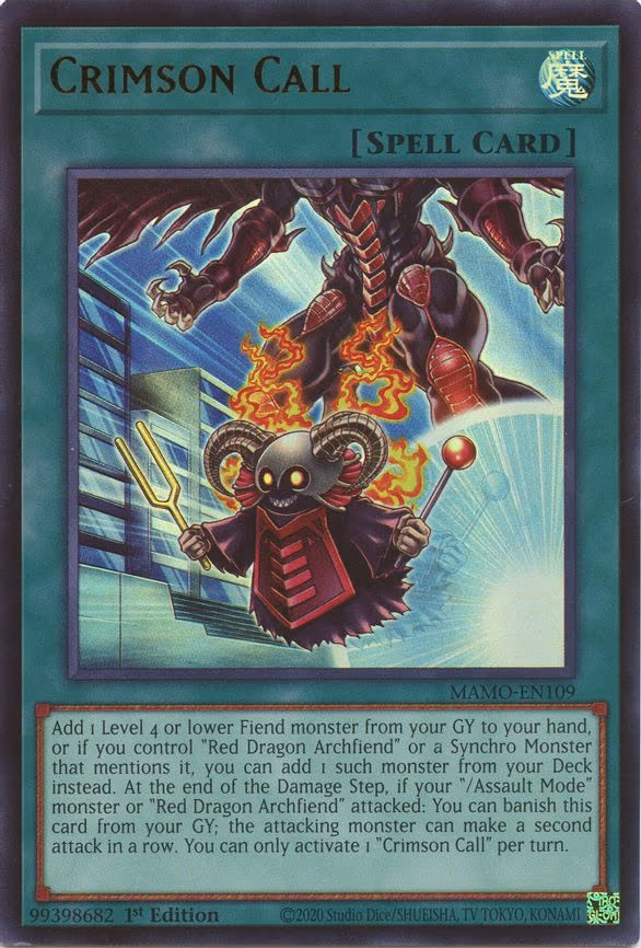 Crimson Call - Ultra Rare (MAMO-EN109)