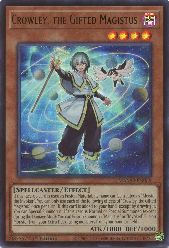 Crowley, the Gifted Magistus - Ultra Rare (MAMO-EN059)