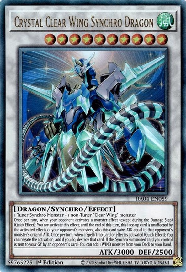 Crystal Clear Wing Synchro Dragon