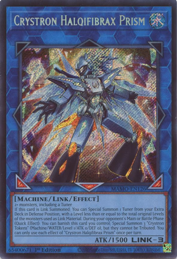 Crystron Halqifibrax Prism - Secret Rare (MAMO-EN126)