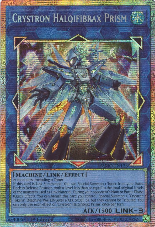 Crystron Halqifibrax Prism - Starlight Rare (MAMO-EN126)