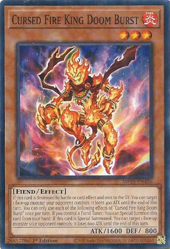 Cursed Fire King Doom Burst