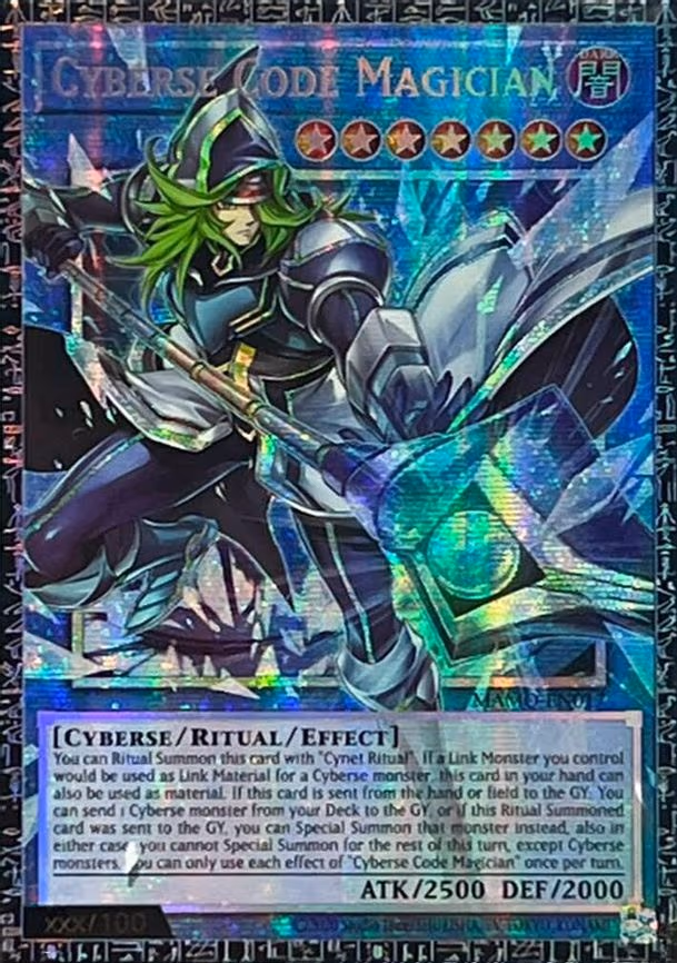Cyberse Code Magician - Grand Master Rare (MAMO-EN017)