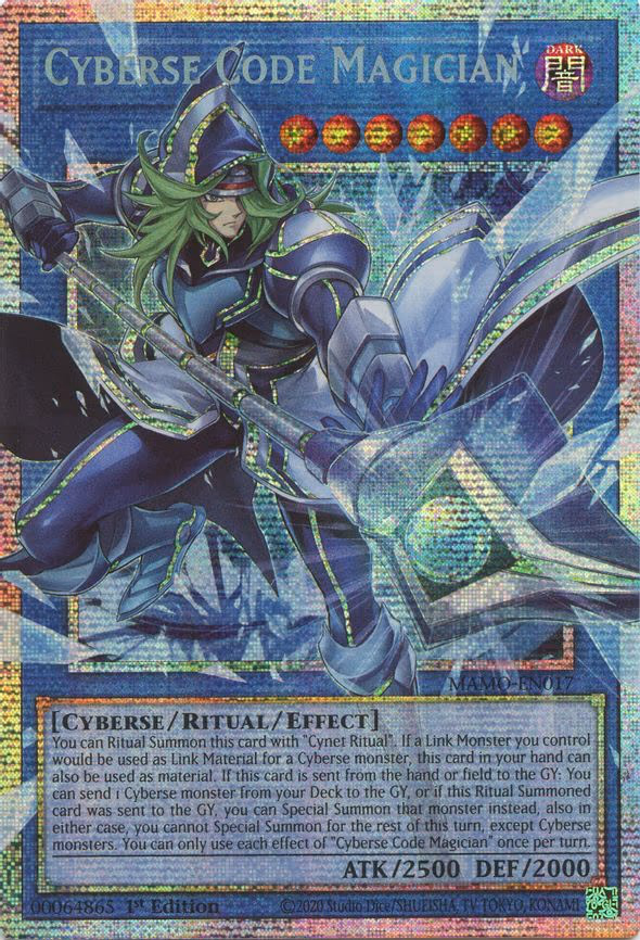 Cyberse Code Magician - Starlight Rare (MAMO-EN017)