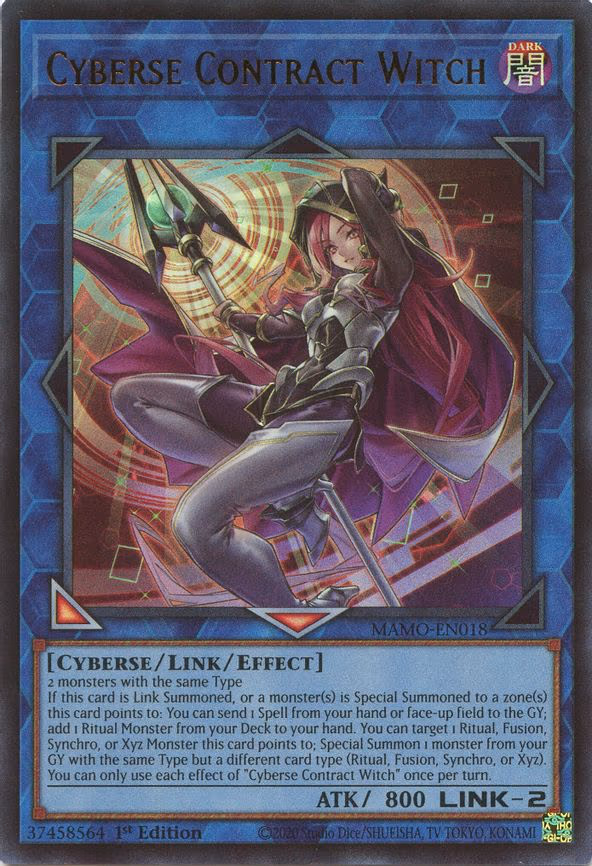 Cyberse Contract Witch - Ultra Rare (MAMO-EN018)
