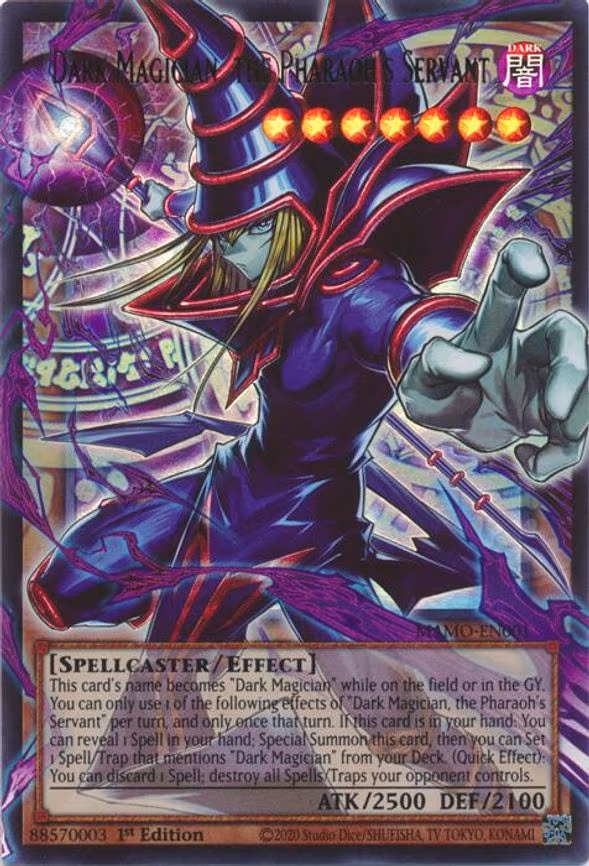 Dark Magician, the Pharaoh's Servant - Ultra Rare (MAMO-EN001)
