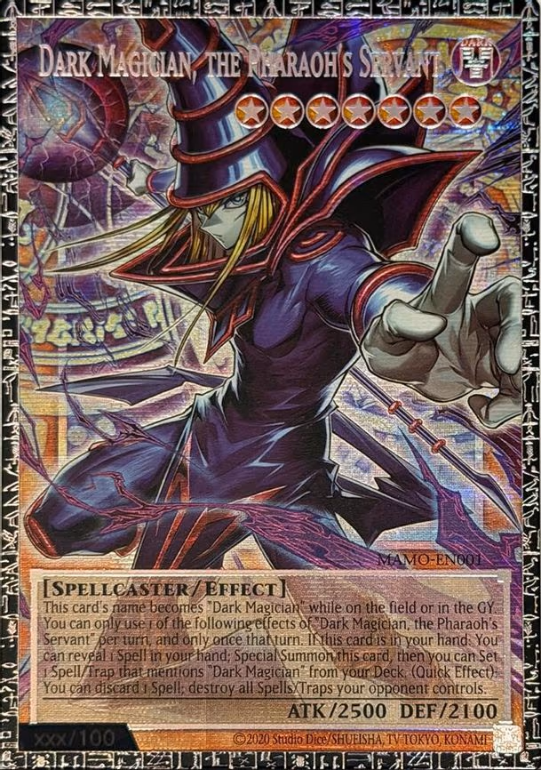 Dark Magician, the Pharaoh's Servant