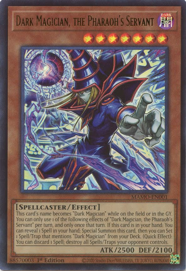 Dark Magician, the Pharaoh's Servant - Ultra Rare (MAMO-EN001)
