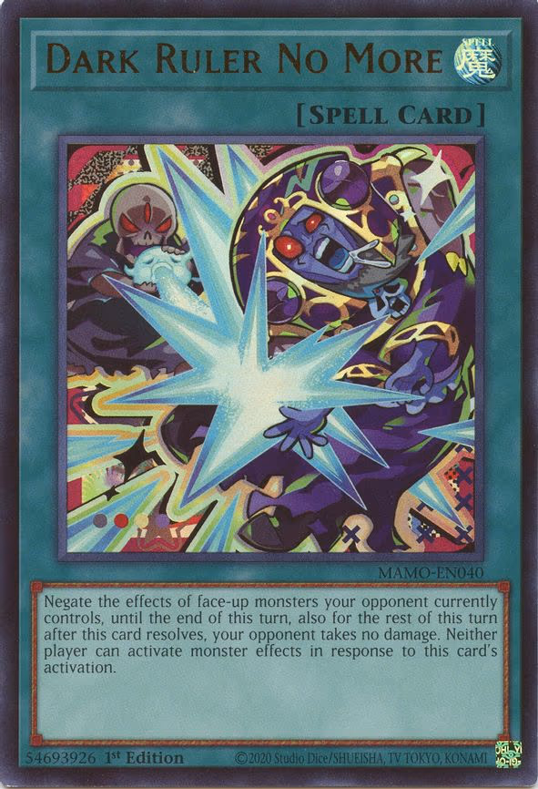 Dark Ruler No More - Ultra Rare (MAMO-EN040)