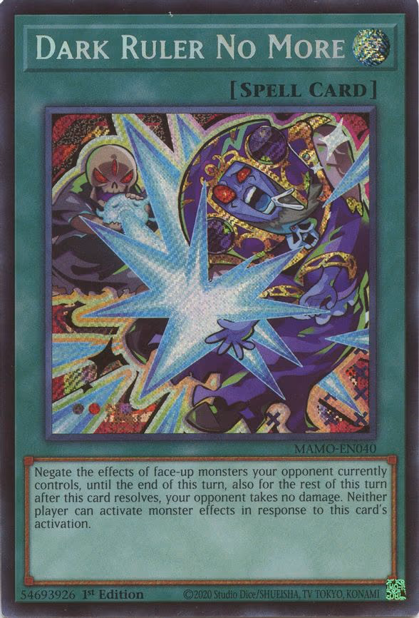Dark Ruler No More - Secret Rare (MAMO-EN040)