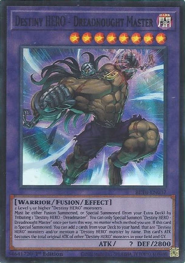 Destiny HERO - Dreadnought Master - Super Rare (BETB-EN037)