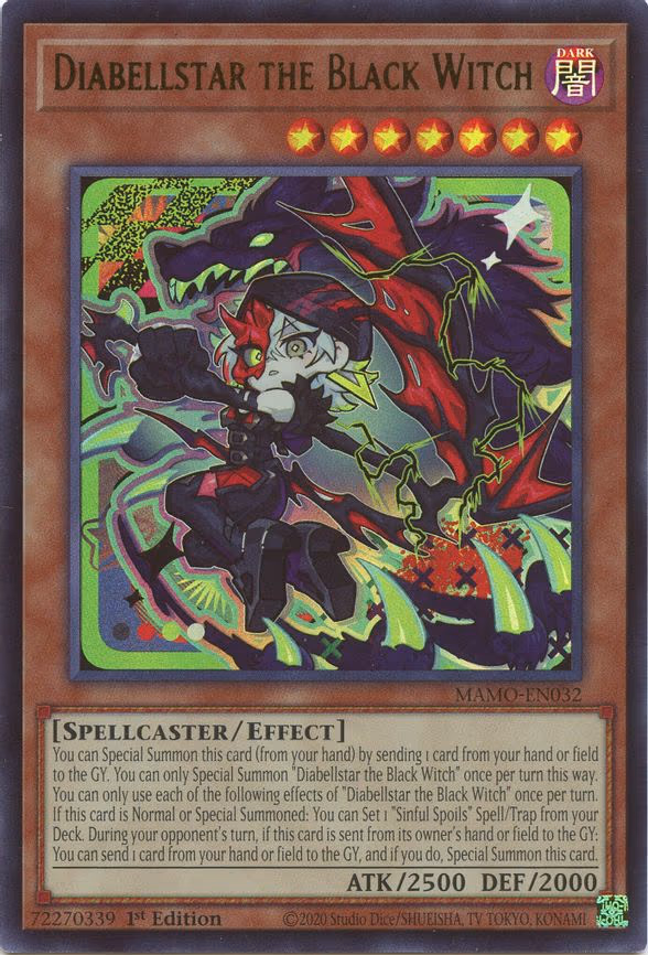 Diabellstar the Black Witch - Ultra Rare (MAMO-EN032)