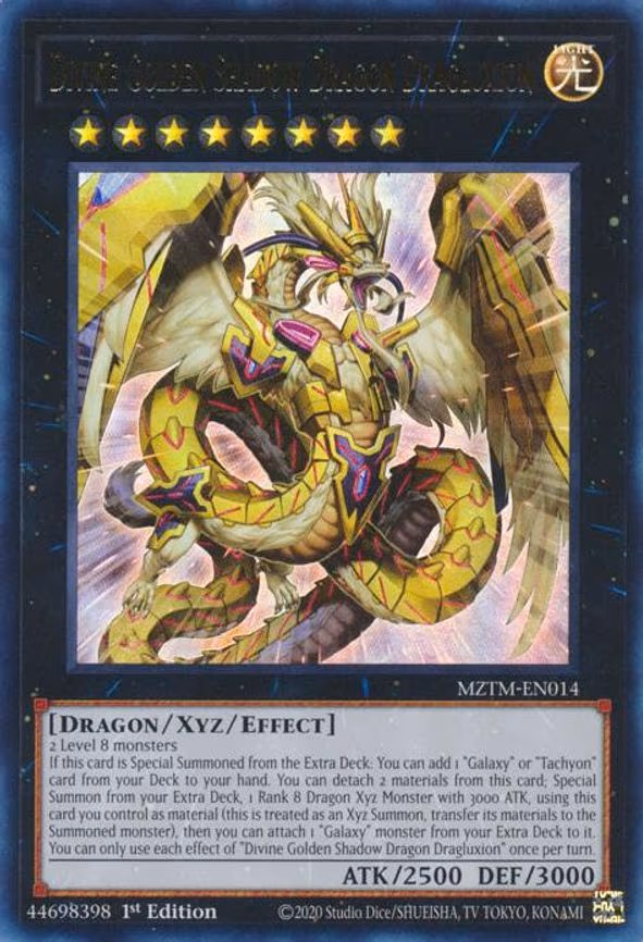 Divine Golden Shadow Dragon Dragluxion