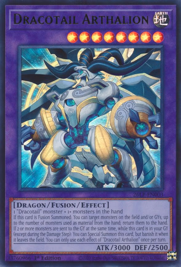 Dracotail Arthalion - Ultra Rare (26LP-EN003)