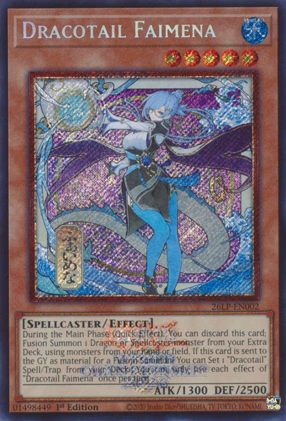 Dracotail Faimena - Secret Rare (26LP-EN002)