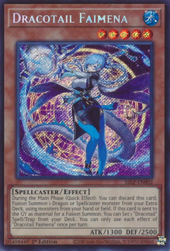Dracotail Faimena - Secret Rare (26LP-EN002)