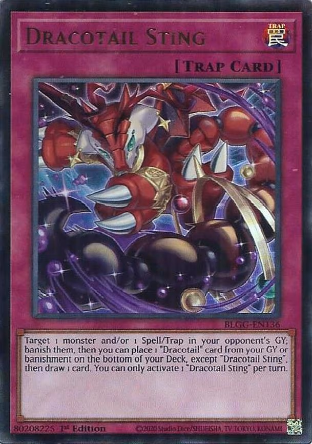 Dracotail Sting - Ultra Rare (BLGG-EN136)