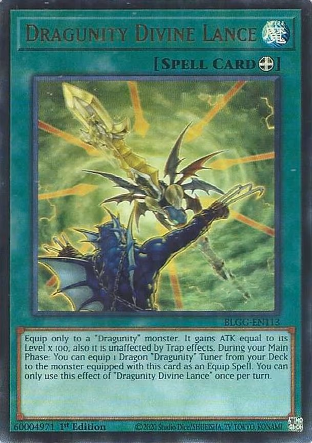 Dragunity Divine Lance - Ultra Rare (BLGG-EN113)