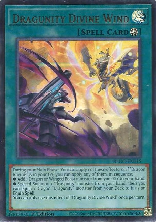 Dragunity Divine Wind - Ultra Rare (BLGG-EN015)