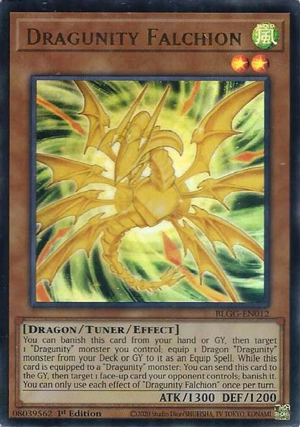 Dragunity Falchion - Ultra Rare (BLGG-EN012)