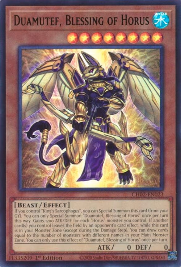 Duamutef, Blessing of Horus