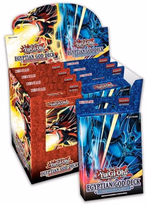 Egyptian God Deck Display - Slifer the Sky Dragon & Obelisk the Tormentor [1st Edition]