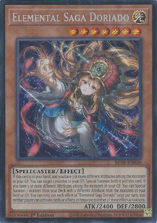 Elemental Saga Doriado - Secret Rare (BETB-EN028)