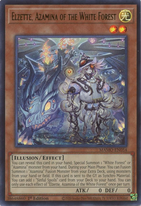Elzette, Azamina of the White Forest - Ultra Rare (MAMO-EN054)