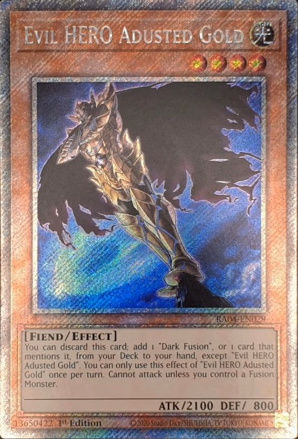 Evil HERO Adusted Gold