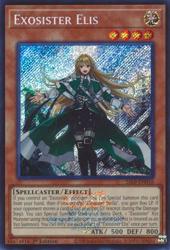 Exosister Elis - Secret Rare (26LP-EN016)