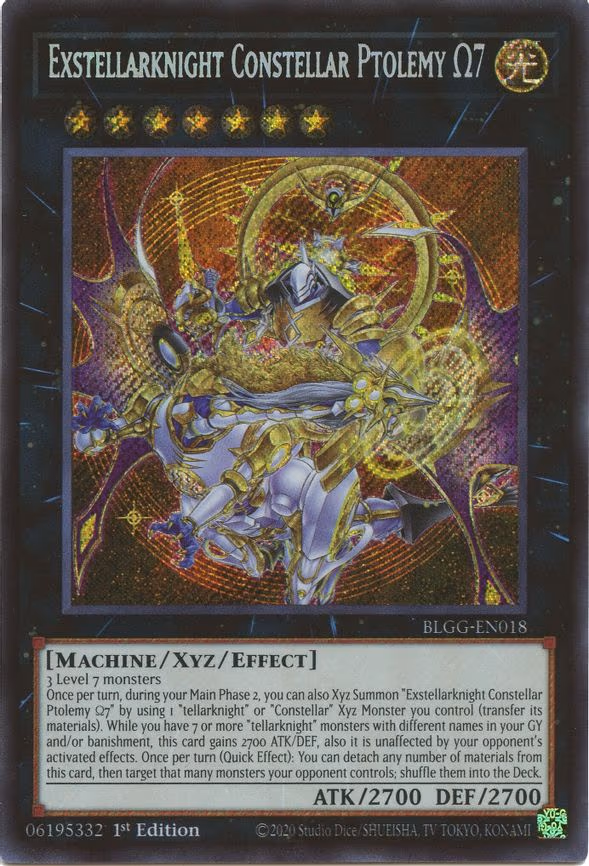 Exstellarknight Constellar Ptolemy Omega 7 - Secret Rare (BLGG-EN018)