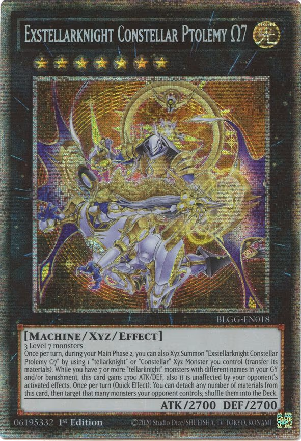 Exstellarknight Constellar Ptolemy Omega 7 - Starlight Rare (BLGG-EN018)