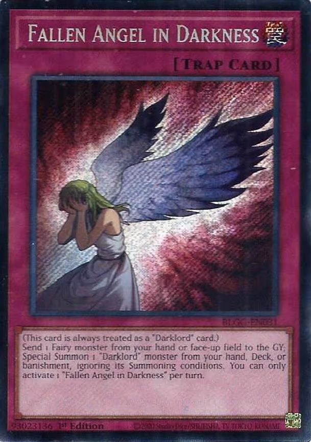 Fallen Angel in Darkness - Secret Rare (BLGG-EN031)