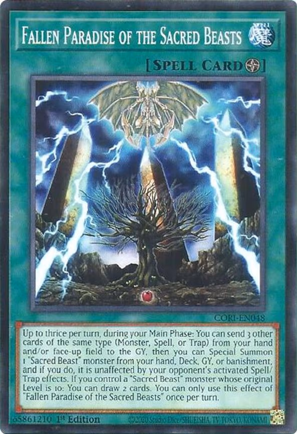 Fallen Paradise of the Sacred Beasts - Common (CORI-EN048)