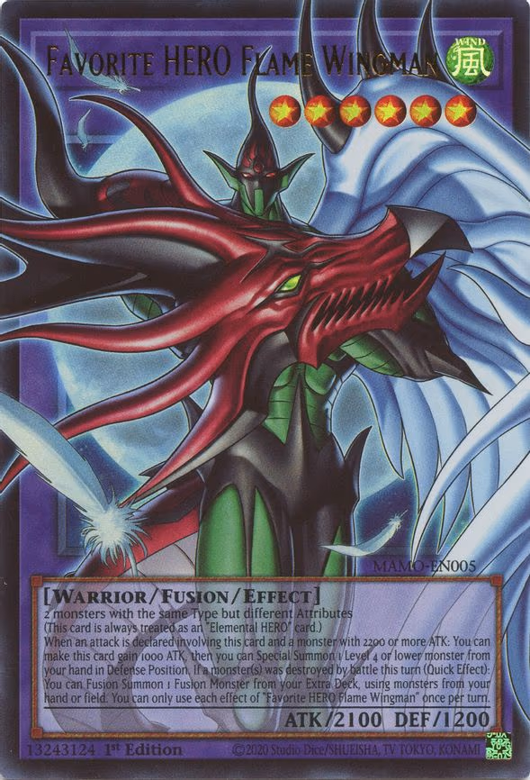 Favorite HERO Flame Wingman - Ultra Rare (MAMO-EN005)